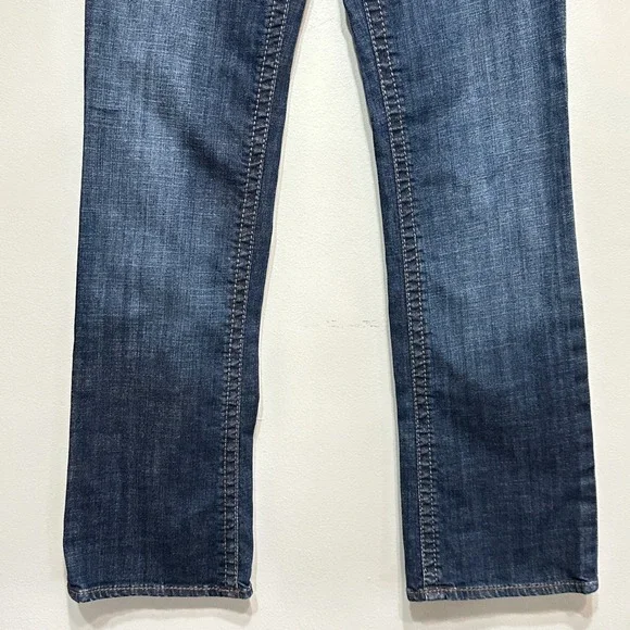 Kut From the Kloth Bootcut Jeans Womens 4 Dark Wash Mid Rise Embroidered Stretch - Picture 3 of 14